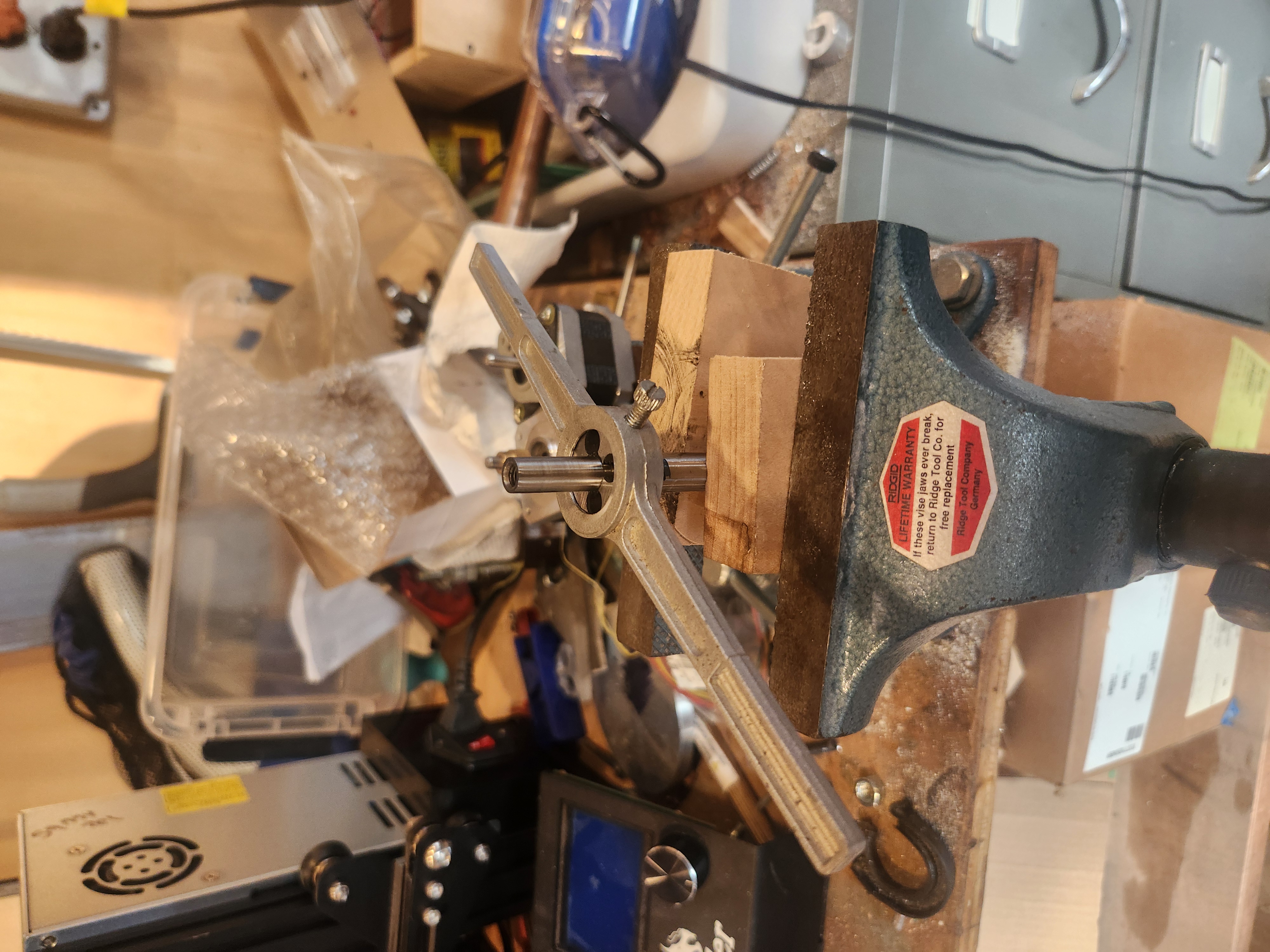 Cutting bearing seats and drilling main hole